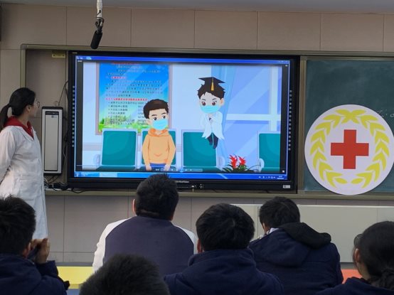 E:\活动\2021.3.24 结核病防治\观看视频\（2021年3月24日）南京市上元中学红十字会开展世界结核病日宣传活动照片1.JPG