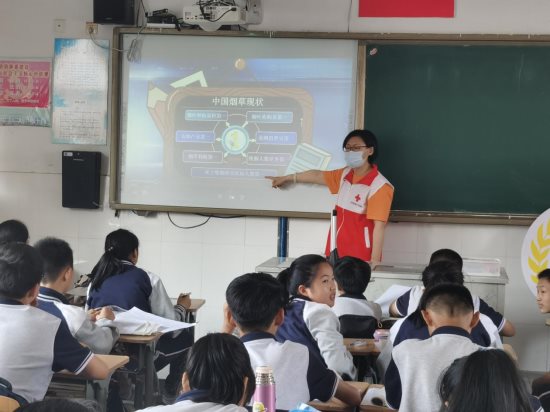 南京市上元中学红十字会开展世界无烟日宣传教育活动4